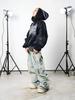 Sudadera con Capucha Estampado de Letras Americanas High Street de Comercio Exterior para Hombres y Mujeres Nueva Tendencia Holgada Chaqueta de Otoño e Invierno Y2K