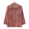 Camisa de Otoño de la Abuela, Tops de Manga Larga para Personas de Mediana Edad y Mayores, Ropa de Otoño para Madres y Mujeres Mayores, Nuevos Estilos 2025 para Mujeres Mayores