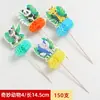 Palitos de Guarda-chuva Pequenos, Palitos de Frutas, Palitos de Guarda-chuva para Decoração de Coquetéis, Guarda-chuvas de Palito, Palitos de Guarda-chuva para Bolo Pequenos, Decoração de Prato de Frutas