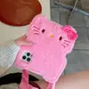 Bolso de Mano Katie Rojo Rosado Relleno Funda para Teléfono Móvil Adecuado para iPhone 16 Apple 15 13/14 Pro Max