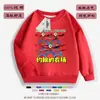 Suéter de Veludo dos Meninos da Fazenda do John Outono e Inverno Peça Única de Inverno Infantil Camiseta Térmica de Veludo Top Espesso para Crianças Grandes