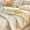 Colcha de verão refrescante no atacado, colcha de seda gelada para ar condicionado, colcha de cama de solteiro e casal, colcha de verão para dormitório estudantil, lavável à máquina