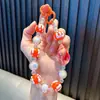 Cadena de Teléfono de Caracola con Cuentas Llavero Colgante para Funda de Teléfono Cadena de Cuerda Colgante Accesorios para Bolsos Pequeños Regalos Venta al por Mayor