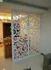 Biombo, Panel Decorativo Hueco Tallado Moderno Estilo Europeo, Tablero de Densidad de Madera Maciza o Tablero de PVC Estilo Chino, Celosía para Sala de Estar