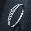 Pulsera popular europea y americana de Amazon plateada, llegó la moda de la reina, pulsera exquisita de Corona en stock, ventas directas de fábrica