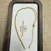 Venta Directa de Fábrica Cadena Desnuda Versátil Collar DIY Collar Imitación Oro para Mujeres Auténtico Lujo Ligero Nicho Cadena para Clavícula