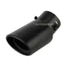 Punta de Escape Universal para Coche de un Solo Tubo de Acero Inoxidable Silenciador Decoración de Cola de Escape Accesorios de Modificación Punta de Cola de Escape