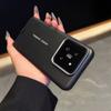 Adecuado para Funda Magnética para Teléfono Xiaomi 15Pro Cuero de Negocios Botón Metálico Xiaomi 14Ultra Cubierta Protectora Anticaídas
