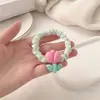 Diadema de Goma con Conejito Lindo de Dibujos Animados, Coleta de Pelo, Cuerda para el Cabello, No Daña el Cabello, Diadema Elástica, Accesorios para el Cabello