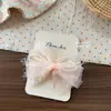 2025 Nuevo Estilo Popular de Internet Pinza de Burbuja Nube de Doble Cara con Pluma Tamaño Grande Dulce Pinza para el Cabello con Lazo Accesorios para el Cabello de Perla