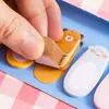 Notas adhesivas creativas de pulgar, pestañas índice de dibujos animados de alta apariencia, notas adhesivas reutilizables estilo ins para recompensar a los estudiantes