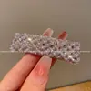 2025 Nuevo Clip de BB de Cristal Super Brillante Coreano Exquisito Clip para el Cabello de Diamante Brillante Clip de Lado para Flequillo de Pedrería de Lujo Accesible