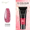 Set de Gel de Extensión No Pegajoso para Uñas, Gel Adhesivo para Pedrería, Gel para Esculpir y Dar Forma, Gel de Extensión para Fototerapia, Gel para Arte de Uñas