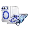 La Nueva Funda para Teléfono Apple es Adecuada para iPhone Duo Soporte Giratorio Magnético Funda Protectora Plegable Anticaídas para Teléfono