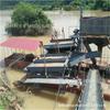 Equipo de extracción de oro con cangilones y cadena de río grande de Yunnan, máquina de selección de oro y arena, barco de extracción de oro tipo cangilón