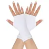 Guantes de Algodón para Primavera y Verano de Media Dedos Deportivos Sin Dedos Tejidos Cortos para Hombre y Mujer Otoño e Invierno Delgados Mangas de Brazo DIY