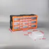 Ornamento de Mesa Gaveta-tipo Caixa de Armazenamento Peças de Parafuso Material Caixa de Ferramentas Montável na Parede Caixa de Componentes Eletrônicos Armário de Acessórios