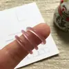 Anillo de Ágata Roja Natural Anillo de Cola para Hombres y Mujeres, Anillo de Jade Rojo Regalo para el Año de Nacimiento