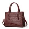 Moda textura de cocodrilo estilo gran capacidad transfronterizo comercio exterior hombro bandolera bolsa de mensajero venta directa de fábrica