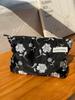 Bolsa de Maquiagem Flor de Cerejeira Fresca Transfronteiriça Grande Capacidade Portátil para Viagem e Lazer Bolsa de Armazenamento para Cuidados com a Pele Forro para Necessaire