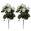 Venta transfronteriza de flores de begonia con simulación de viento de Amazon Temu, flores falsas para bodas, hogar, sala de estar, geranio, flores de seda.