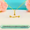 Colar Gota D'água Pequena em Prata Pura 999 com Micro Zircônia para Mulheres Acessórios de Pingente DIY Design de Nicho Luxo Acessível Corrente de Clavícula de Alta Qualidade