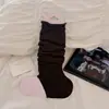 Calcetines grises de felpa para mujer, otoño e invierno, calcetines tobilleros finos de lana, combinados con zapatos pequeños de cuero, estilo Miu, calcetines cálidos de media pantorrilla