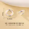 Pulsera trenzada chapada en oro de plata 925 con anillos retorcidos, cuentas espaciadoras y almohadillas para pulseras hechas a mano DIY y accesorios de cuerda trenzada para joyería de plata
