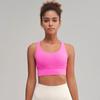 Roupa de Yoga Sutiã Esportivo de Costas Cruzadas Feminino Antichoque Anti-flacidez Push-up Top de Yoga Colete Fitness Alta Resistência