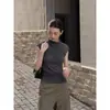 Vestido Fresco e Romântico de Manga Curta Novo Estilo Verão 2026 com Pregas na Cintura para um Visual Emagrecedor e Elegante, Disponível para Transmissão ao Vivo e Distribuição