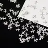 Preço por Grama Prata Novo Estrela de Natal Rivets para Nail Art Acessórios Estrela de Cinco Pontas Recortada Patch Metálico Joias para Unhas
