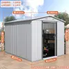 Cuarto de Herramientas de Almacenamiento Exterior, Cuarto de Utilidades para Jardín en Patio, Casa Sencilla de Ensamblaje Exterior, Cuarto de Almacenamiento Móvil, Casa Modular