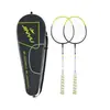 Set de Rackets de Bádminton de Aleación de Hierro Transfronterizo para Adultos y Principiantes, Racket de Entrenamiento Duradero, Logo Personalizable