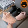 Zapatos de Algodón Gruesos Cálidos Versátiles de Invierno para Niños Zapatos para Niñas Zapatos para Caminar de Bebés y Niños Pequeños Botas de Nieve Botas de Algodón para Bebé