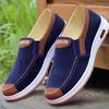 Sapatos de Tecido Masculinos de Primavera e Verão, Sapatos de Lona de Sola Macia de Tendão, Tênis Slip-On Resistentes ao Desgaste, Sapatos de Trabalho Antiderrapantes e Respiráveis, Dropshipping