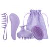 Peine Alisador de Cabello de Paja de Trigo Peine de Masaje para el Cuero Cabelludo para el Hogar Peine para Niños Limpieza del Cabello Estilizado Esponjoso Salón de Peluquería Peine de Huevo