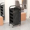 Carrito de peluquería, gabinete de herramientas para peluquería, carrito de herramientas para teñido permanente, carrito de almacenamiento móvil para salón de permanente