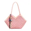Bolso Tote de Cuadros de Nicho Transfronterizo para Mujer, Nuevo Modelo 2026, Bolso de Hombro de Lujo Ligero, Elegante Bolso de Axila para Viajes Diarios