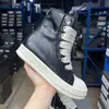 Zapatillas de Lona de Caña Alta de Moda para Hombre Ro Shoes Zapatillas de Suela Gruesa para Mujer que Aumentan la Altura Marca de Moda para Hombre Estilo Unisex Zapatos Ligeros que Aumentan la Altura