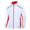 Conjunto esportivo de primavera e outono para homens e mulheres, jaqueta de performance esportiva, uniforme de treino de artes marciais de manga comprida para treinador, uniforme de equipe com impressão