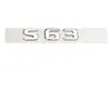 Adecuado para Mercedes-Benz S63 AMG logo trasero de coche modificado pegatina de coche V8BITURBO turbo logo lateral de guardabarros