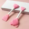 Escova de Silicone 2 em 1 para Limpeza Facial e Aplicação de Máscara, Ferramenta de Duas Pontas para Limpeza Profunda, Esfoliação e Cuidados com os Poros