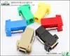 RJ45 a DB9 Macho / Hembra DB9f / M a Puerto de Red RJ45 a Puerto Serie