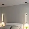 Nueva Lámpara Colgante de Mesita de Noche de Moda, Lámpara de Pared para Dormitorio, Luminaria Colgante Creativa y Única para Pared de Fondo de TV en Sala de Estar