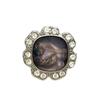 Botón de Metal de Alta Gama Incrustado con Diamantes Cuadrados para Ropa Exterior, Suéter, Top, Traje de Mujer, Botón Versátil de Moda, Botón Ojo de Gato
