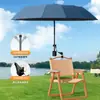 Cadeira Lua de Camping Suporte para Guarda-Sol Suporte Dobrável de Praia Cadeira de Pesca Proteção Solar Proteção Solar com Cola Preta