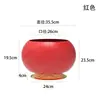 Recursos financeiros entrando vasos de Phalaenopsis holly silver willow vaso de ferro forjado nórdico vaso de flores vasilhas flor artificial verde estilo chinês novo pêndulo
