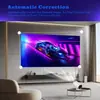 Proyector transfronterizo HY300 para uso doméstico, alta definición, duplicación de pantalla de teléfono móvil, proyección en pared de dormitorio, proyector portátil