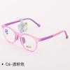 Mg2233 Armazón de Gafas Ultraligero para Adolescentes Tr90 Silicona Amigable con la Piel y Flexible Dibujos Animados Prevención y Control de la Miopía para Niños