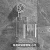 Estante de almacenamiento con ventosa para baño y cocina, estante de almacenamiento para lavabo, caja de almacenamiento para productos para el cuidado de la piel para el hogar, montado en la pared sin perforaciones